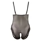 Black Lace Bodysuit with Open Crotch – 4XL — Photo 5