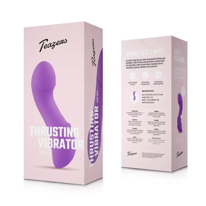 Teazers mini vibrators ar kustību – 10 vibrācijas režīmi Foto 9