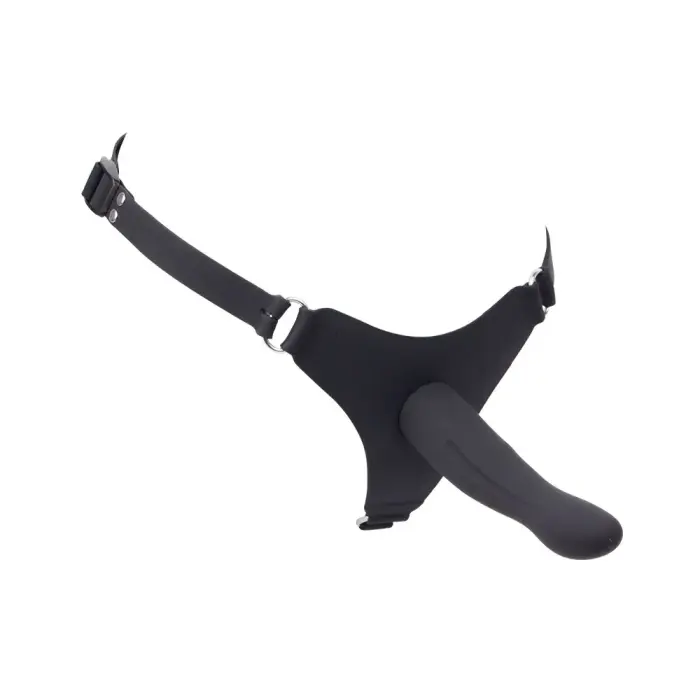 Strap-on dildo – 17 cm (6.7″) – melns