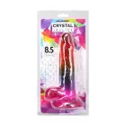 Realistlik dildo munanditega – 21.6 cm (8.5″) – Mitmevärviline — Foto 1