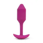 b-Vibe вибрирующая анальная пробка Snug Plug 2 – 12.5 cm – Розовый — Фото 1