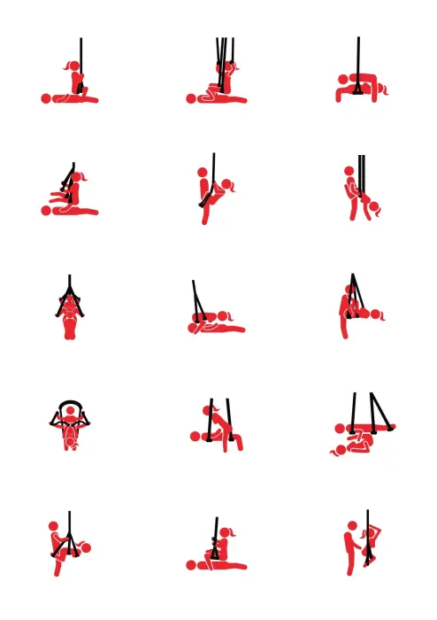 Anchor Lovers Sex Swing – Black