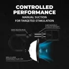 Shots – manual vaginal pump – intimate enhancement system – 2 cup sizes – black — Photo 4