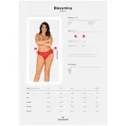 Blossmina mežģīņu biksītes – sarkanas – 4XL — Foto 3