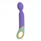 Base wand masāžas vibrators – 24 cm (9.4″) – daudzkrāsains — Foto 3
