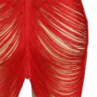 Subblime 954246 kleita ar lencītēm un stringu komplekts – sarkana – S/M — Foto 5