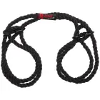 Restrain 6mm конопляные фиксаторы для запястий или ног – чёрные — Фото 3