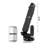 BASECOCK Remote-Controlled вибратор с управлением – 20 см (7.9″) x 4 см (1.6″) – черный — Фото 2