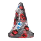 Kõik must kooniline anaaltapp – 16 cm (6.3″) – Black Photo