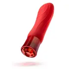 OH MY GEM DESIRE RUBY vibrators – 14 cm (5.5″) – sarkans Foto 3