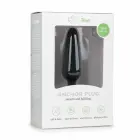 Анальная пробка EasyToys Silicone M – 10.5 см – Черный — Фото 2
