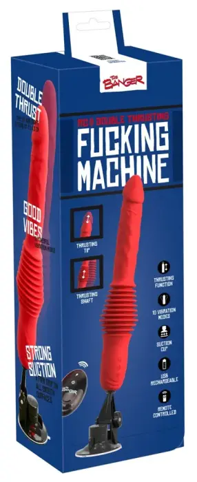 The Banger RC Double Thrusting – вибро-дилдо с двойными толчками и пультом