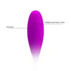 PRETTY LOVE Snaky Vibe USB Vibrating Double Egg Massager – Purple Photo