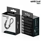 Addicted Toys Silicone Triple Loop Adjustable Intimate Ring 19.5 cm (7.7″) – Black — Photo 7