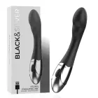 Black&Silver Kilian vibrators – 20 cm (7.9″) – melns — Foto 1