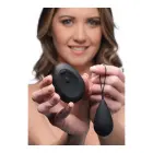 Vibreeriv muna – 6 cm – must — Foto 6