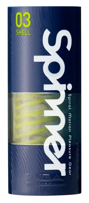 Tenga Spinner Shell masturbaator – läbipaistev
