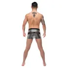Male Power Iron Clad Mesh Shorts – Grey – M — Photo 3