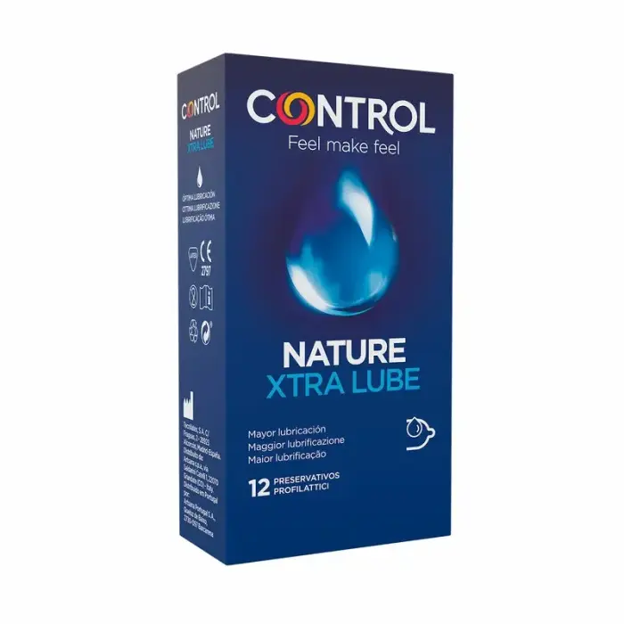 Control Adapta Nature Extralube prezervatīvi – 12 gab. – 54 mm