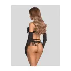 Rossay 4-piece Lingerie Set – Black – S — Photo 4