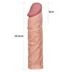 Add 2" Pleasure X Tender Penis Sleeve - Flesh — Photo 5