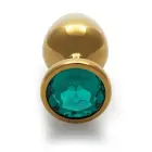 Lodveida dārgakmens anālais spraudnis – L – 8.1 cm (3.2″) – Daudzkrāsains — Foto 7