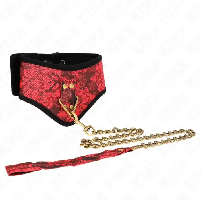 KINK Scandal Elegant Necklace with Lace Strap – 75 cm – Black