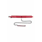 Sportsheets Ex's and Oh's Collar & Leash – sarkans – mākslīgā āda – regulējams līdz 40,6 cm — Foto 4