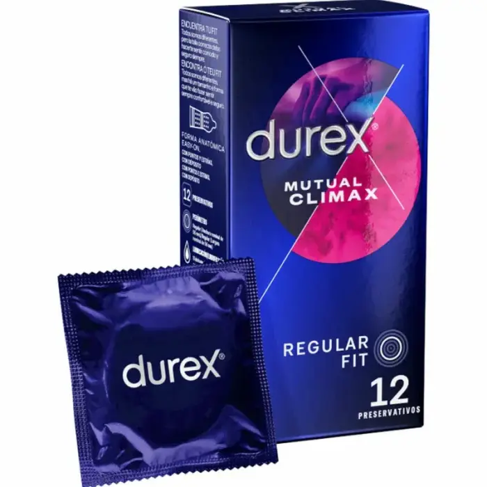 Durex Mutual Climax rievoti un punktoti prezervatīvi – 12 gab.