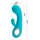 PRETTY LOVE Chris USB кролик-вибратор – 18 cm (7″) – розовый — Фото 5