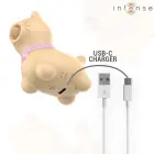 INTENSE Puppy Tongue Rotation vibrators – 11.5 cm (4.5″) – dzeltens — Foto 5