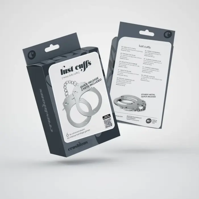 Lust Metal Handcuffs – Silver