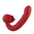 CRUSHIOUS Osiria Rose Thrusting Vibrator – 16 cm – Pink — Photo 2
