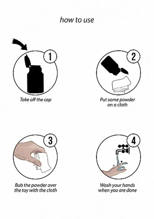 Shots atjaunojošs pūderis seksa rotaļlietām – 56 g Foto 10