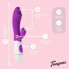Teazers triušio vibratorius – 20.5 cm (8″) – violetinis — Nuotrauka 4