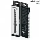 Addicted Toys silikona dubultais anālais masieris – 24 cm – Melns — Foto 6