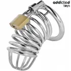 Addicted Toys Locked Iron Cell Metal Cage Size S 4 cm – Secure System — Photo 2