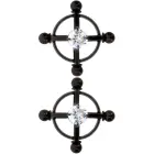 TABOOM Divine Cross nibuklambrid – mustad — Foto 4