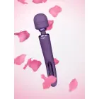 Kiku двусторонний wand вибратор со стимулятором точки G с функцией взмахов – 18 cm (7″) – фиолетовый — Фото 4