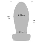 Heavy Anal Stretcher Plug – XL – Black — Photo 3