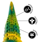 EPIC Cetus Textured Dildo – 17 cm (6.7″) – Green — Photo 7