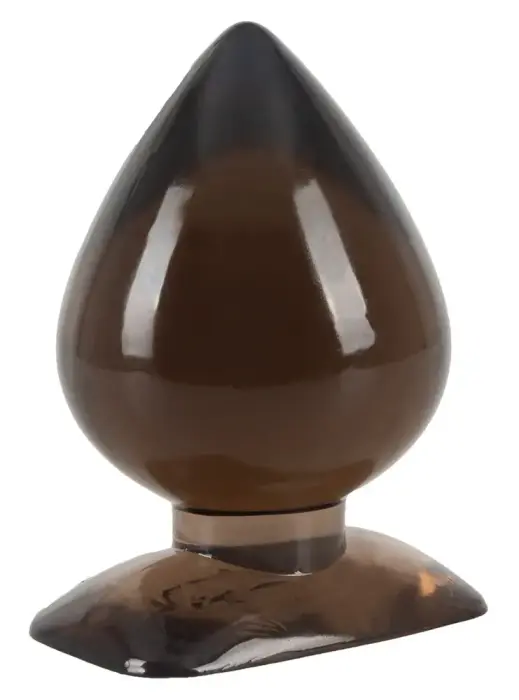 Anal Drops Big Plug – 13 cm – Juodas/Skaidrus – Multicolored Photo