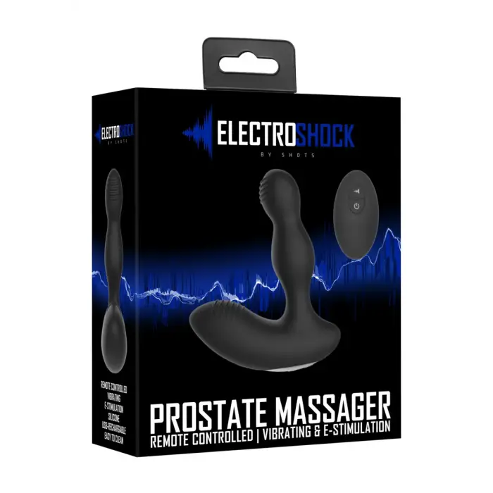 E-Stimulation вибрирующий стимулятор простаты – Черный