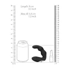 OUCH! Bent Vibrating Prostate Massager with Remote Control – 14 cm – Black — Photo 8