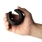 Echo – вибрирующий C-образный мастурбатор – черный — Фото 6