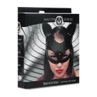 Bad Kitten Leather Cat Mask – Black — Photo 2