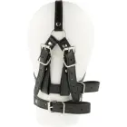 OHMAMA Head Harness Model – Adjustable Black Leather System — Photo 4