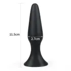 LURE ME silikoonist anaaltapp S – 11.5 cm (4.5″) – Must — Foto 3