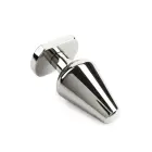 Heavy Steel Butt Plug – M – Silver — Photo 1