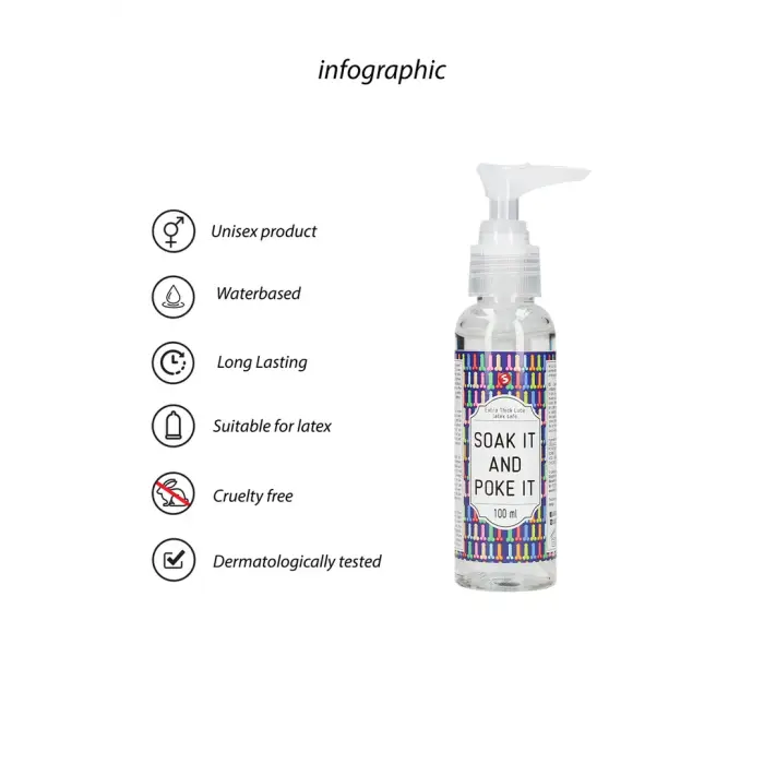 Soak It And Poke It Extra Thick Water-based Lubricant – 100 ml